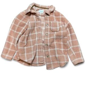 Koolaburra by UGG Pink Plaid Button-Up Jacket